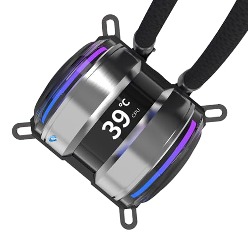 Radiateur liquide CPU 240mm RGB noir de Simpletek