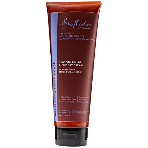 Shea Moisture Professional Keravega Monoi Oil Finish Blow Dry Cream, 8.0 Oz.