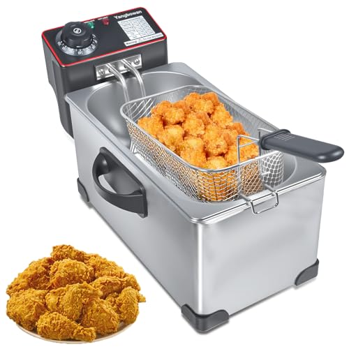 Deep Fryer with Basket, Yangbowan 3L 1300W Small Deep Fryers