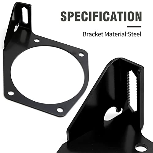 image for EATAKWARD 4-Bolt Throttle Cable Bracket Intakes 92MM-102MM Throttle Ca