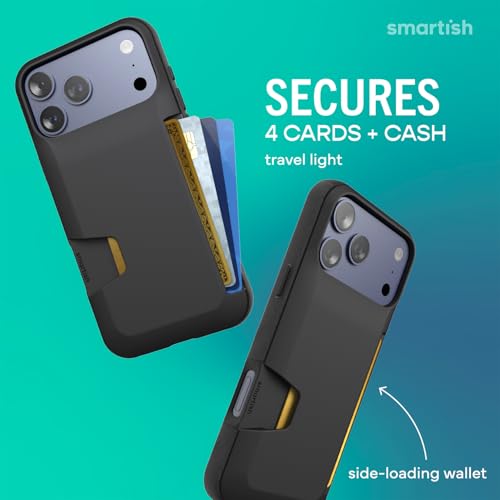 Smartish® iPhone 17 Pro Max Wallet Case - Wallet Slayer Vol. 1 [Slim + Protective] Credit Card Holder - Drop Tested Hidd