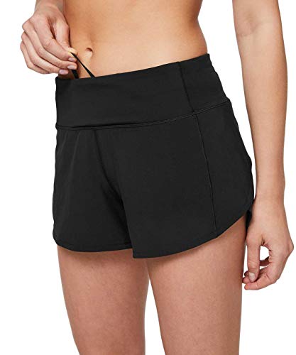 Lululemon Athletica LULULEMON Speed Up Short 4 Inseam, 10, Black