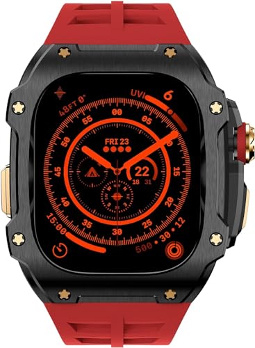 Kit de modificación de acero inoxidable y correa para transformar tu Apple Watch Ultra 4