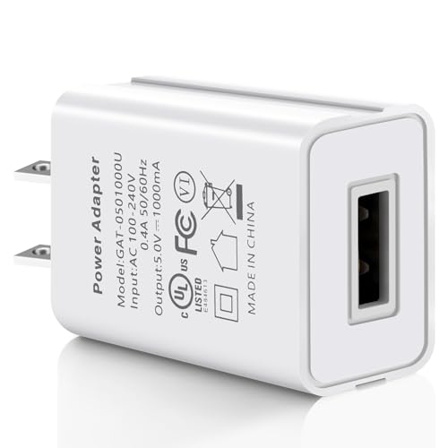 USB Wall Charger, Charger Adapter, Replacement Adapter for PRITECH Electric Foot Callus Remover Machine (USB-1138 Replacement Adapter)