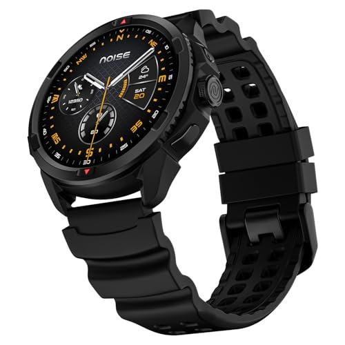 Noise Endeavour Pro Outdoor Rugged Military Smart Watch, Titanium Alloy Bezel, Dual-Band GPS, 164ft Water...