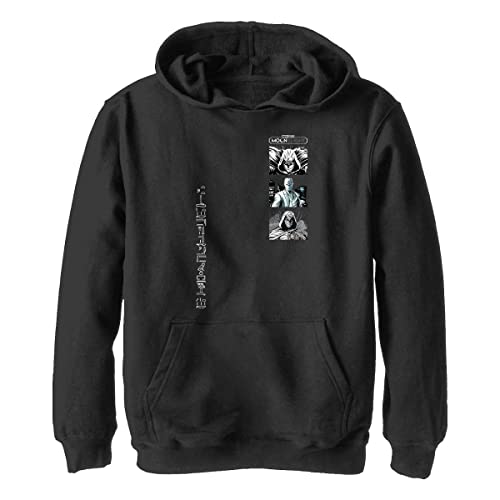 Sweat-shirt à capuche Marvel MK Boxes unisexe pour enfant et garçon noir
