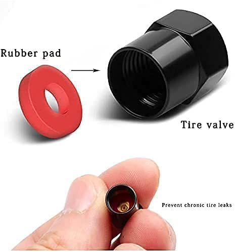 Lot De 4 Bouchons De Valve Pneu En Aluminium – Étanches Avec Joint – Pour Tesla Et Autres Voitures