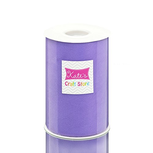 Lavender Tulle 6in x 300ft (100 Yards) roll.