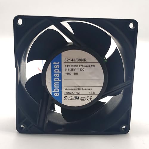 Ebm 3214J/39NR DC24V 6.5W 9038 9cm large airflow speed control fan