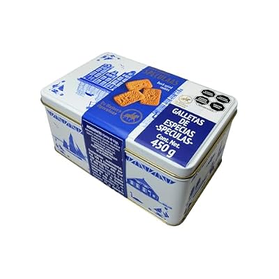 De Ruiter Speculaas Cookie Tin 450g (Pack of 1)