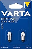 VARTA Glühbirnen 751, 2 Stück, 2,4V, 0,7A