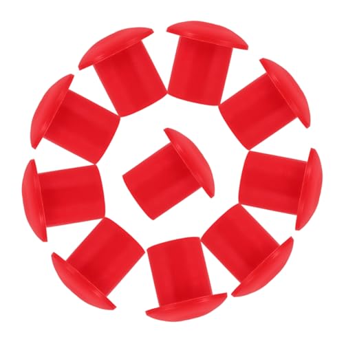 Capuchons de sécurité pour barres d'armature plastique rouge protection fer à béton 16-25 mm