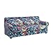 hyha Couch Cover, Floral Pattern, Stretch, Printed, 4 Pieces, Sofa Slipcovers, for 3 Separate Cushion Couch, Washable Furniture Protector for Dogs(Paisley Floral)