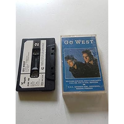 GO WEST. SELF TITLED 1985 9 TRACK AUDIO CASSETTE TAPE WITH PAPER LABELS.