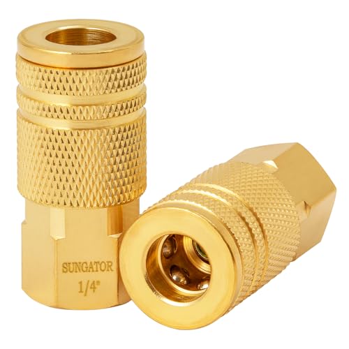 Brass 1/4'' Air Hose Fittings Set