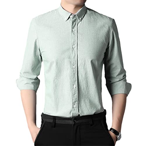 Chemise boutonnée manches longues homme coupe ajustée EN8 taille L chic