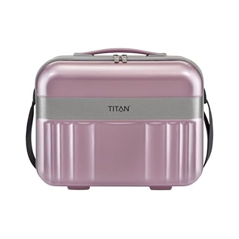 TITAN leichter Handgepäck Kosmetikkoffer mit Liquids Bag + Aufsteckfunktion Cover