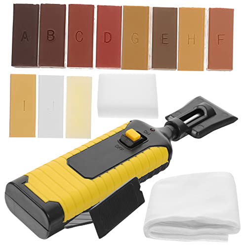 Cabilock Hardwood Floor Filler Repair Kit Repair Set Wood Floor Scratch Remover Vinyl Floor Scratch Repair Tool 11 Colors