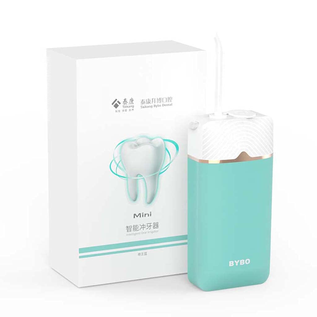 TJH Flosser Portatile per Acqua Cordless per Denti, irrigatore Orale per Filo interdentale 3 modalità 2 Punte per Getto d'Acqua 150 ml Serbatoio USB Ricaricabile per Viaggi all'aperto Domestici