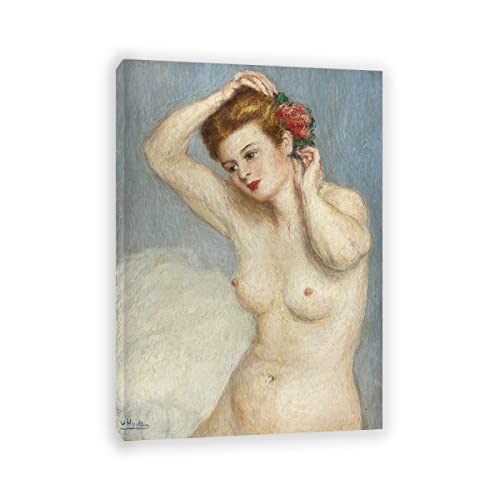 Impression sur toile Georges van Houten portrait haut de gamme prêt à accrocher