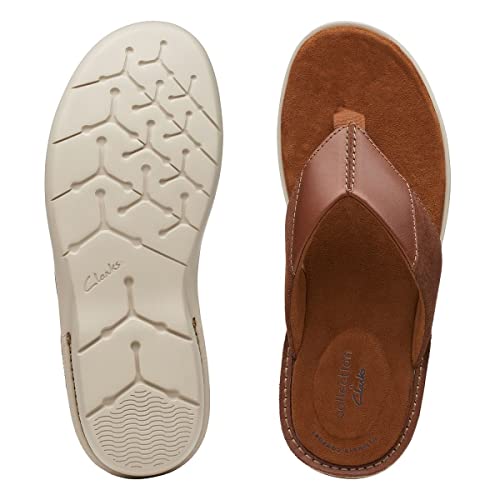 Image of Clarks mens TanOutdoor Sandals