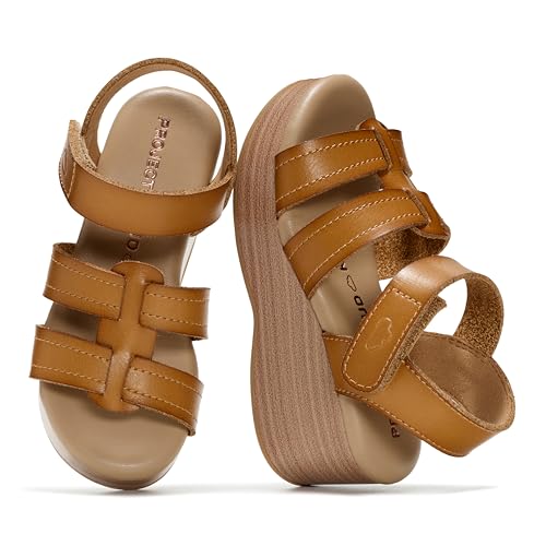 Image of Project Cloud Girls Sandals with Adjustable Buckle Wedge Sandals 2026