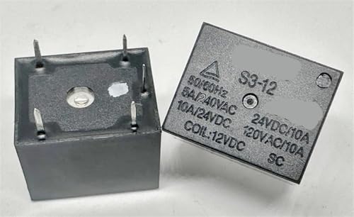 Relé SHORI T73-1C-12V de 5 pines S3-12 con conmutación de 5A para circuito electrónico