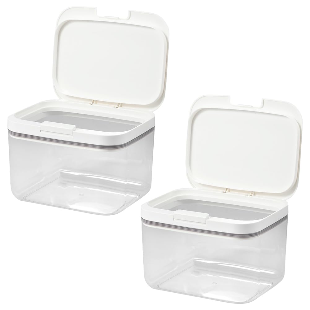 UDSKNV[KSL Sealed for Laundry Pods Container 2.8L Capacity Dishwasher Pod Box Case with Measuring Cup for Laundry Storage