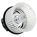 EFCUCLP 1pc HVAC Heater Air Conditioning Blower Motor Assembly Front Right Passenger Side ABS Plastic Black White with Fan Cage Wheel for Volvo for XC60 for XC70 for S60 for S80 for V70