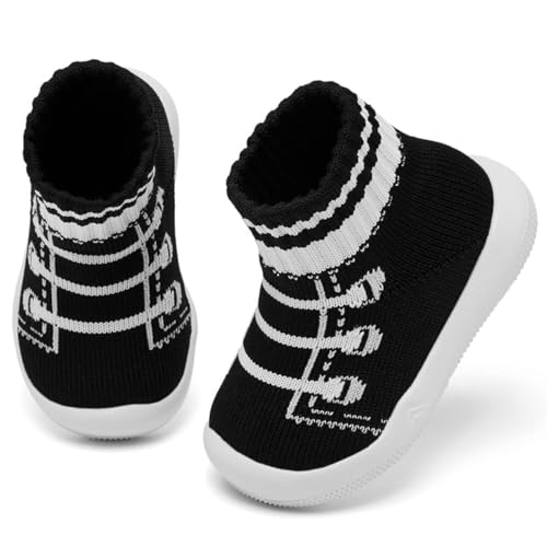 Image of Engtoy Baby Shoes & Socks - Non-Slip Breathable Slippers with Soft Rubber Sole - Baby Boys & Girls Slip On Sneakers