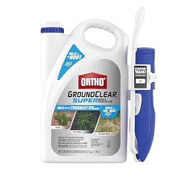 Ortho GroundClear Super Weed & Grass Killer with Comfort Wand, 0.5 gal