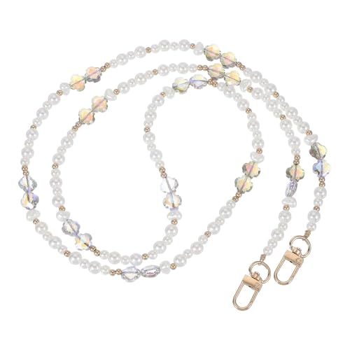 Cordon universel pour téléphone portable avec perles fleurs lanière bijou