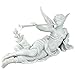 Design Toscano Saint Honore Trumpeting Angel Bonded Marble Mantle Statue White