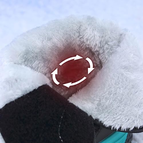 Snow Boots for Toddler Kids Snow Boots Boys Girls Mid Calf Water Proof Warm Faux F𝐮r Lined Insulated Winter Boots4