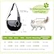 ALLSOPETS Hundetragetasche für kleine Hunde Katzen, Haustier Tragetasche Schultertasche, Atmungsaktiver Hundesling, Tragetasche für Hunde Reisen, für Outdoor Camping (Klassisches Schwarz, S)