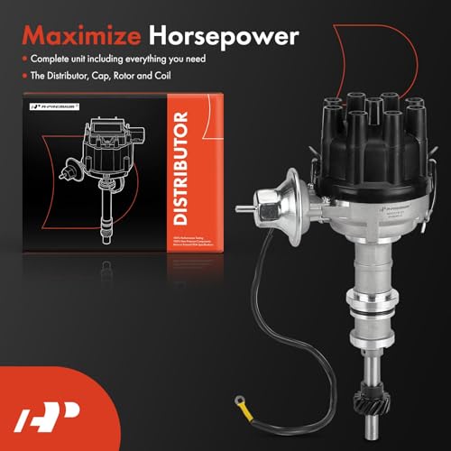 A-Premium Ignition Distributor with Cap and Rotor Compatible with Ford F-100, 300, Bronco, Country Sedan Squire, Custom, E-100 Econoline, Fairlane & Mercury Caliente, Comet, Commuter by A-premium - Image 2