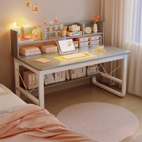 wK ׋  ̌^̃fXNƖ{I It wZpƑ 100/120/140cm ȃXy[X gȒP [[ ցAQAݏZɍœK (O[,120*50*72cm)