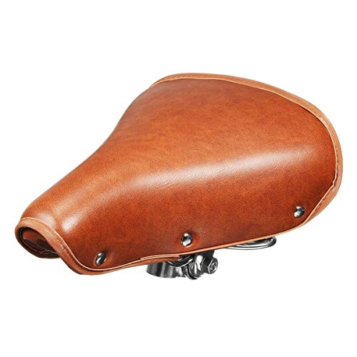 Siège de selle en cuir PU pour vélo vintage idéal en ville