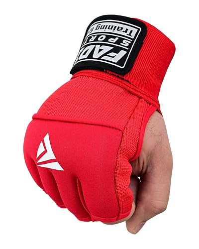 Image of Gel Boxing Hand Wraps Inner Gloves for Men & Women, Quick Slip-On Padded Knuckle Protection with Wrist Support for MMA, Muay Thai & Kickboxing, Heavy Bag & Martial Arts