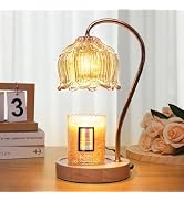 Merrtody Dimmable Flower Candle Warmer Lamp with Timer - Fits All Jar Scented Candles - Unique Bi...
