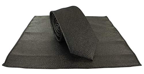 Cravate en lurex doré et pochette de costume pour mariage et soirée de gala