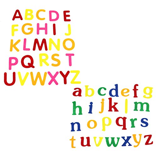 Pomeat 52Pcs Felt Alphabet Letters A to Z, Set A to Z Lowercase