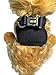 Snazzi Pet Soft No Pull Step-in Dog Harness Small Dog XXS XS Vest for Teacup, Chihuahua, Yorkie, Pomeranian Dog Vest Harness for Puppy Comfy Black Mesh for Puppies (SM 12.5