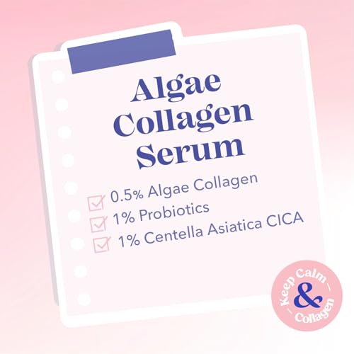 Image of Blue Heaven 0.5% Algae Collagen Anti Aging Serum for Women | 1% Probiotics | Boosts Natural Collagen | Prevents Aging | Strengthen Skin Barrier Face Serum for Men and Women | 20ml