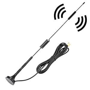 SMA 4G LTE-antenne, 18 dBi High Gain 4G / 3G / GSM High Gain buitenantenne met magnetische zuigvoet, 10 m…