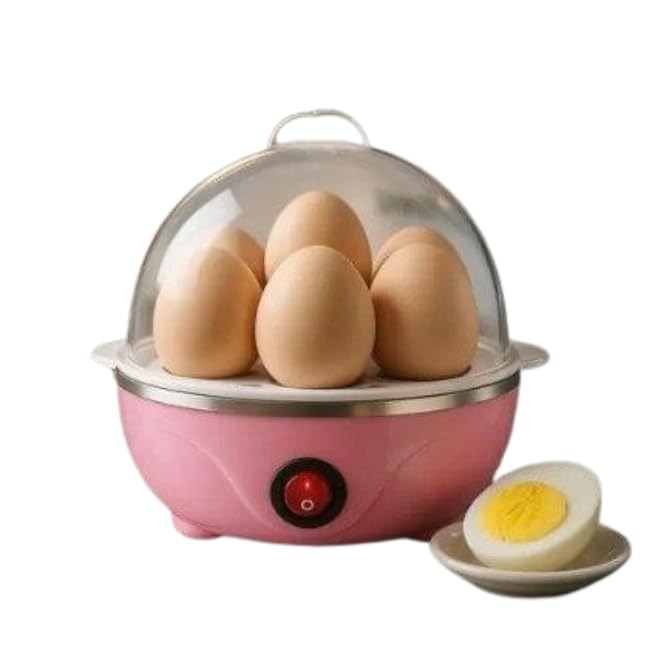 Premium Electric Rapid Egg Cooker - 7 Capacity Multi-Functional Boiler for Hard Medium Soft Boiled Eggs Poached Omelettes and Steamed Vegetables with Auto-picture-28