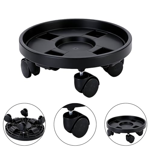 Supports de pots de fleurs à roulettes BORDEAG pour éviter le mal de dos
