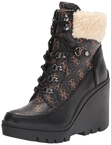 GUESS Women's TAANYA2 Fashion Boot, Brown, 10