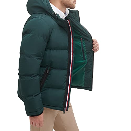 Image of Tommy Hilfiger Men's Classic Hooded Puffer Jacket (Standard and Big & Tall)