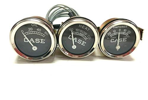 Arko Tractor Parts Temperature Oil Pressure Amp Meter Gauge Set Replacement For Case C D L R S Va Vah Vai Vao V Vc Vi Vo 200B 1341333C1 Vt2249 06161Ab #TOP18